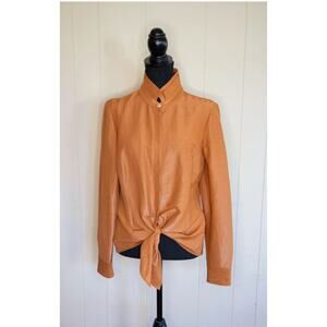 Per Se Italian Shimmer Linen Blouse Ladies Pre- Loved Size Ladies 8